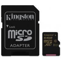 Карта пам'яті Kingston 64GB UHS-I Class10 (SDCA10/64GB)