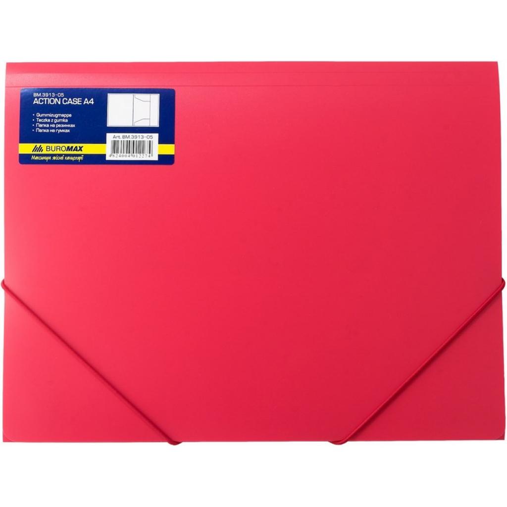 Папка на резинках Buromax А4, red (BM.3913-05) Папка на резинках Buromax А4, red (BM.3913-05)