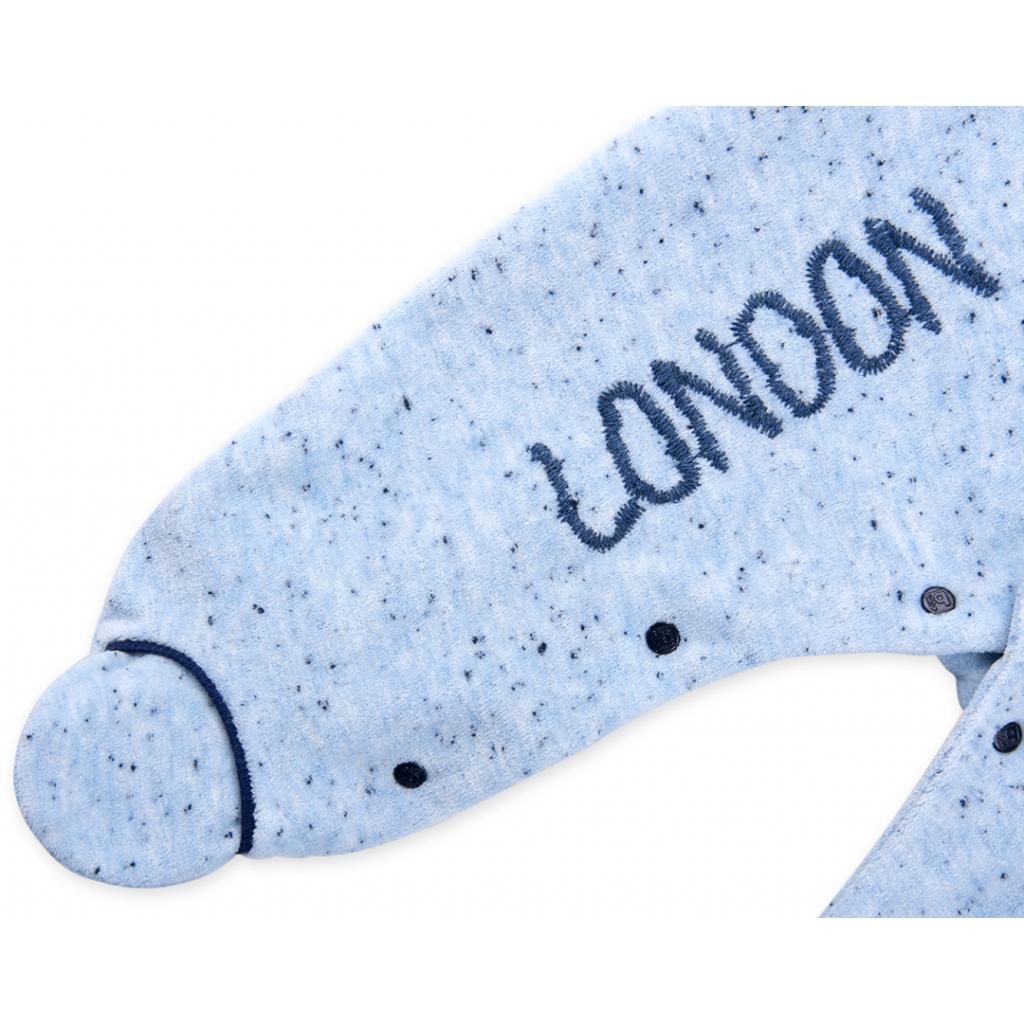 Чоловічок дитячий Bibaby велюровий з кишенькою "London" (60169-68B-blue)