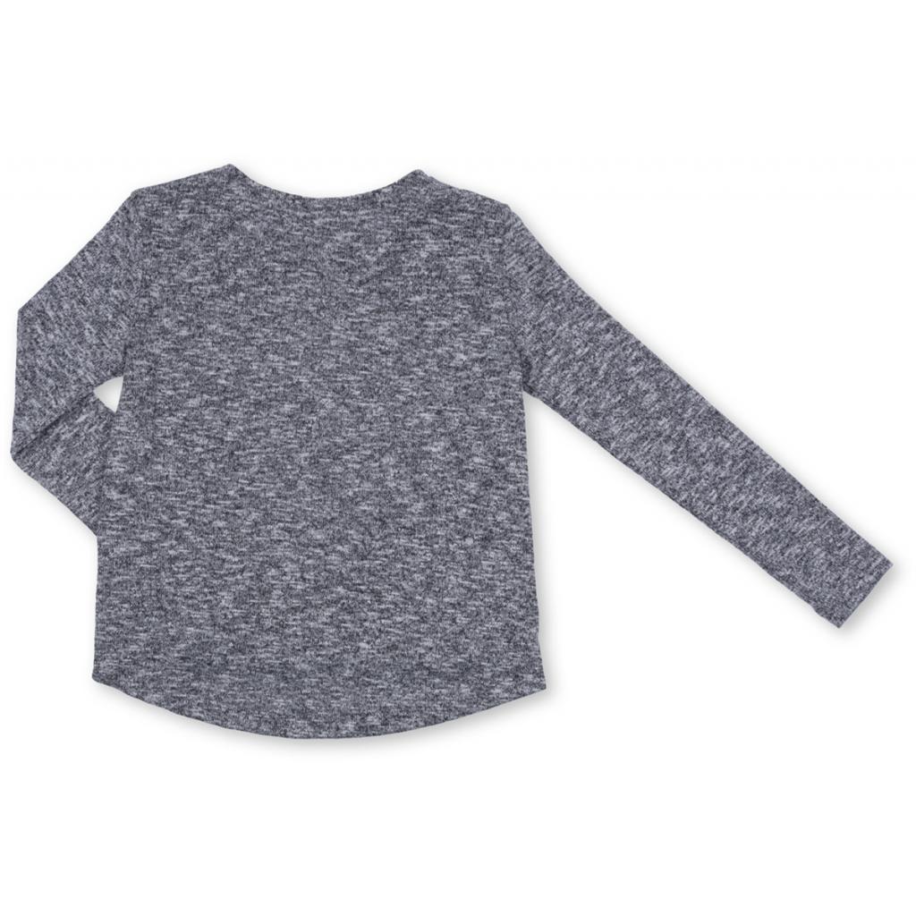 Кофта дитяча Breeze з аплікацією з паєток "BEST" (1257_1-116G-gray blue)
