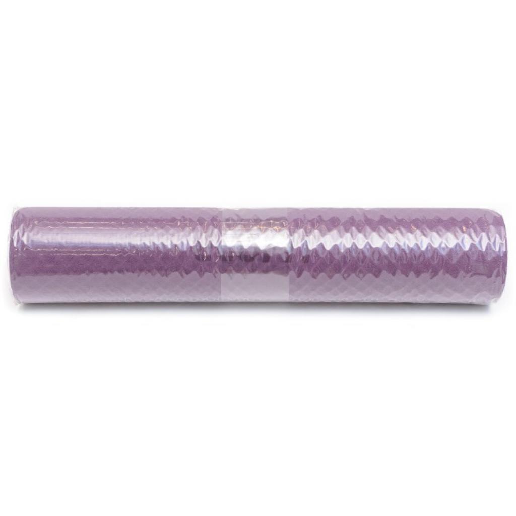 Килимок для фітнесу Ecofit MD9012 двухслойный TPE 1830*610*6мм Purplish/Violet (К00015293)