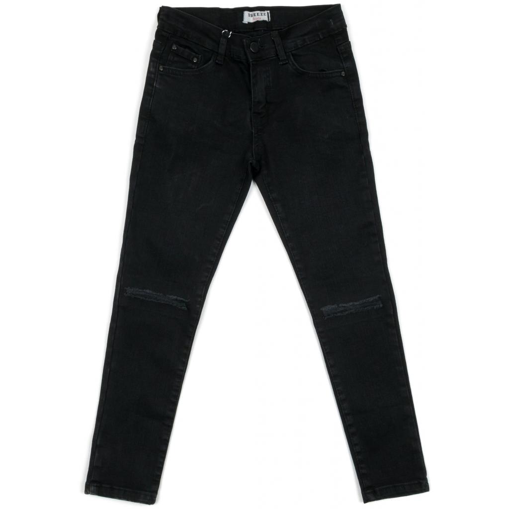 Джинси дитячі Breeze з дірками (20214-134G-black)