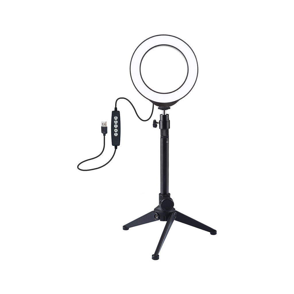 Набір блогера Puluz Ring USB LED lamp PKT3049B 4.7" + table tripod (PKT3049B)