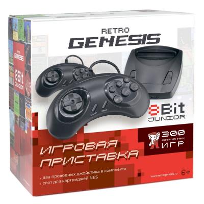Ігрова консоль Retro Genesis 8 Bit Junior (300 ігор, 2 дротових джой (ConSkDn84)