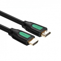 Кабель мультимедійний HDMI to HDMI 1.5m HD101 Round (Yellow/Black) Ugreen (10128)