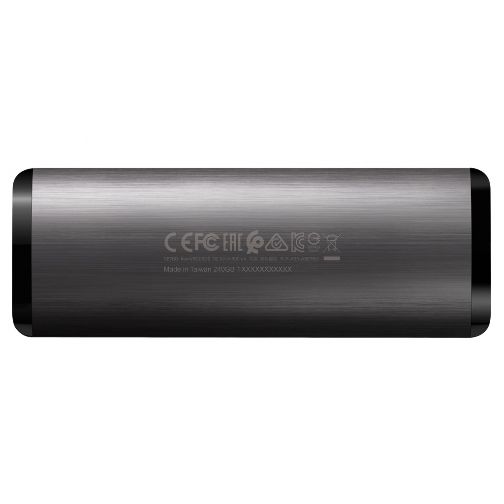 Накопичувач SSD USB 3.2 256GB ADATA (ASE760-256GU32G2-CBK) Накопичувач SSD USB 3.2 256GB ADATA (ASE760-256GU32G2-CBK)