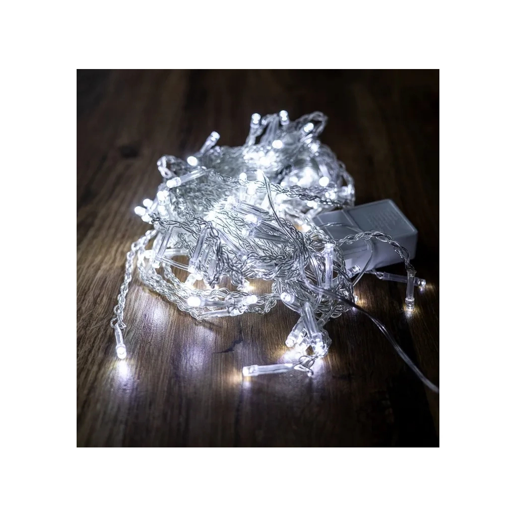 Гірлянда BPNY штора White 120 LED, 1.5Мх1.5М, 220V, 7.2 W (102968) Гірлянда BPNY штора White 120 LED, 1.5Мх1.5М, 220V, 7.2 W (102968)