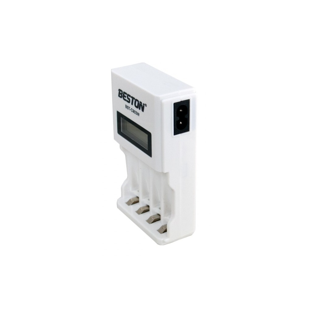 Зарядний пристрій для акумуляторів Beston BST-C903W 4slots for AA/AAA, Ni-MH/Ni-CD (AAB1850)