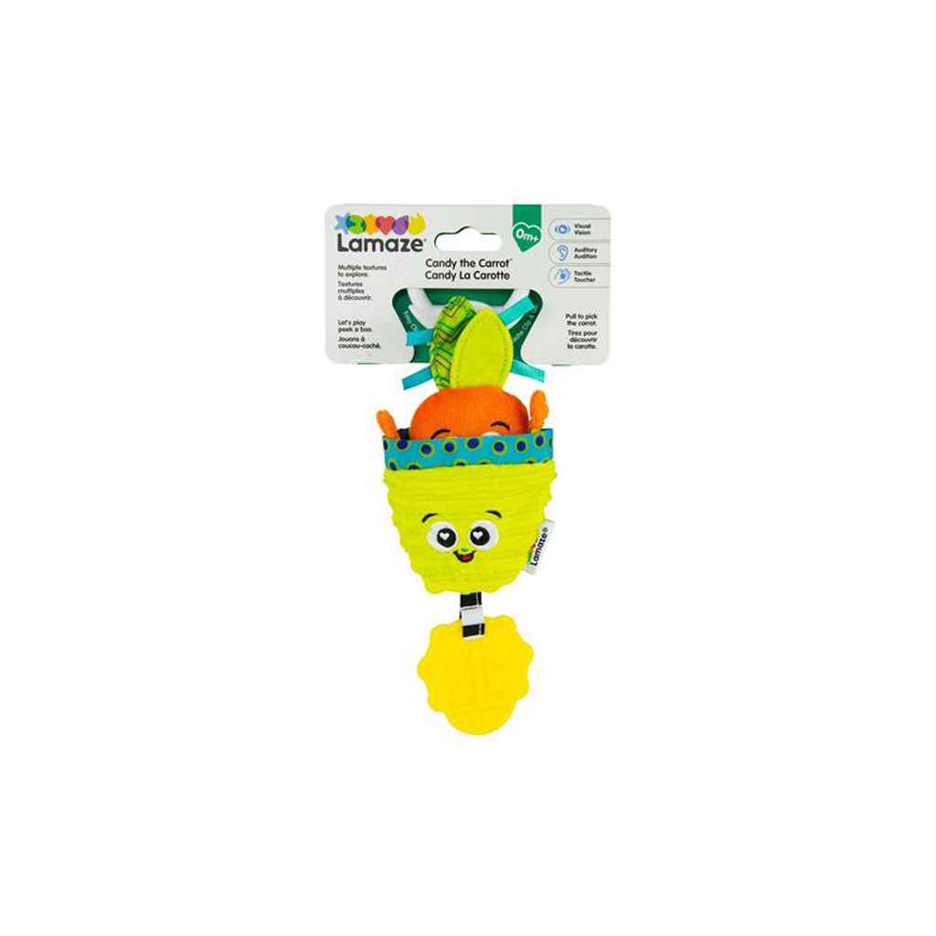 Іграшка на коляску Lamaze Морквина із прорізувачем (L27381)