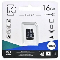 Карта пам'яті T&G 16GB microSDHC class 10 (TG-16GBSD10U3-00)