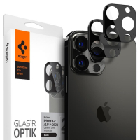 Скло захисне Spigen Apple Iphone 13 Pro Max/13 Pro Camera tR Optik, Black (2P) (AGL03381)