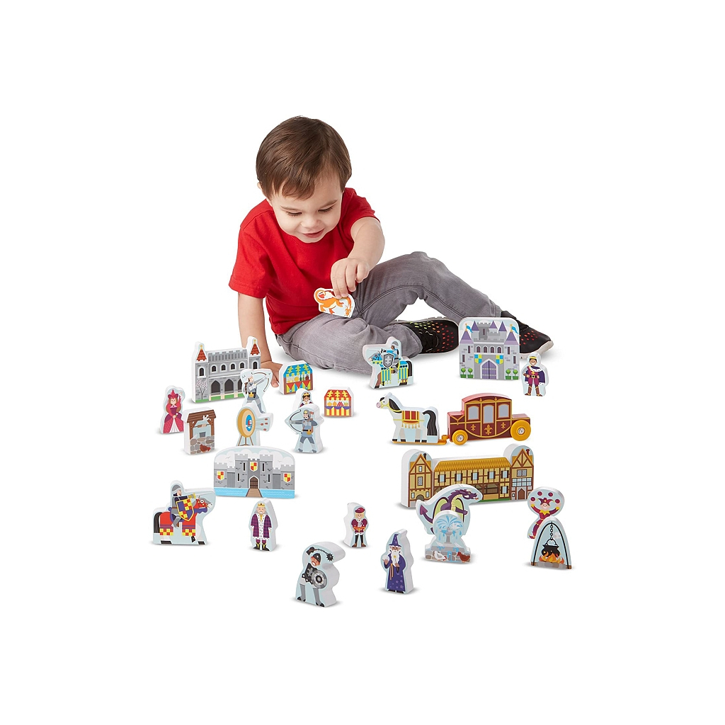 Ігровий набір Melissa&Doug дерев'яний "Замок" (MD10979) Ігровий набір Melissa&Doug дерев'яний "Замок" (MD10979)