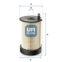 Fuel filter UFI 26.031.00