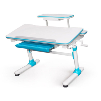 Desk Evo-kids Duke Blue with a shelf (Evo-501 B + shelf Evo-513)