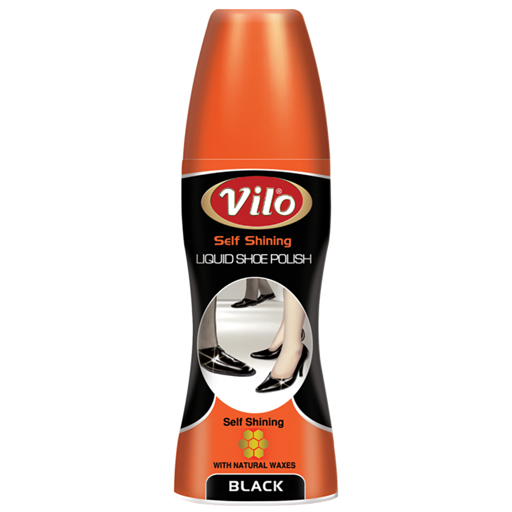 Крем для взуття Vilo рідкий Чорний 80 мл (8697422820860)