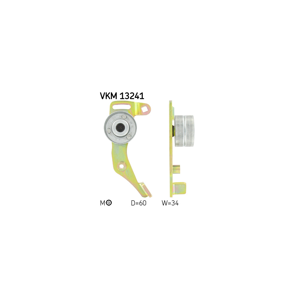 Ролик натягувача ременя SKF VKM 13241 Ролик натягувача ременя SKF VKM 13241