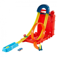 Автотрек Hot Wheels Турботрюки серії Track Builder Unlimited (HDX78)