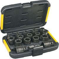 Набір головок DeWALT ударних торцевих 1/2" EXTREME IMPACT, 17 шт (DT7506)