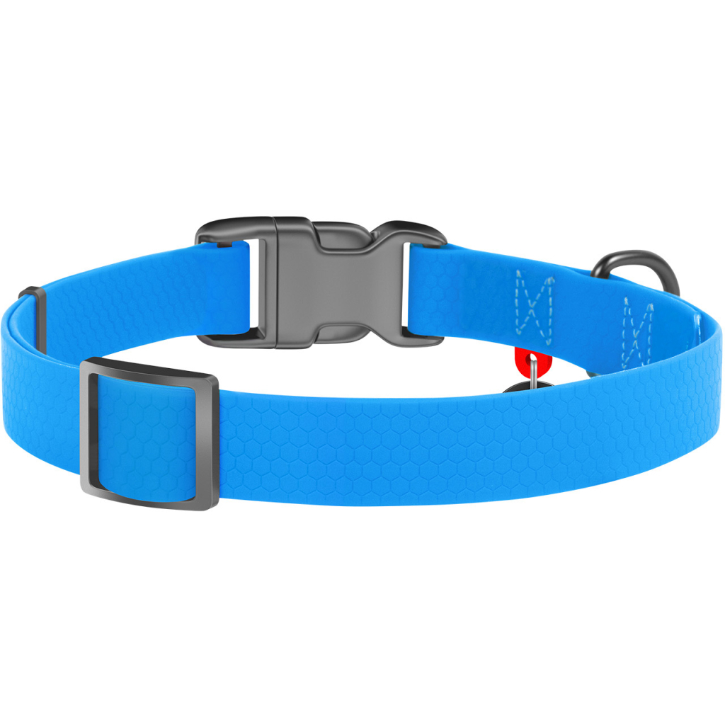 Нашийник для тварин WAUDOG Waterproof з QR паспортом Ш 25 мм Д 34-49 см блакитний (27722) Нашийник для тварин WAUDOG Waterproof з QR паспортом Ш 25 мм Д 34-49 см блакитний (27722)