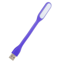 Лампа USB Optima LED, гнучка, фіолетовий (UL-001-VI)