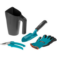 A set of Gardena garden tools Classic Ergo (art. 8950, 8754, 11511) with a bucket (08966-30.000.00)