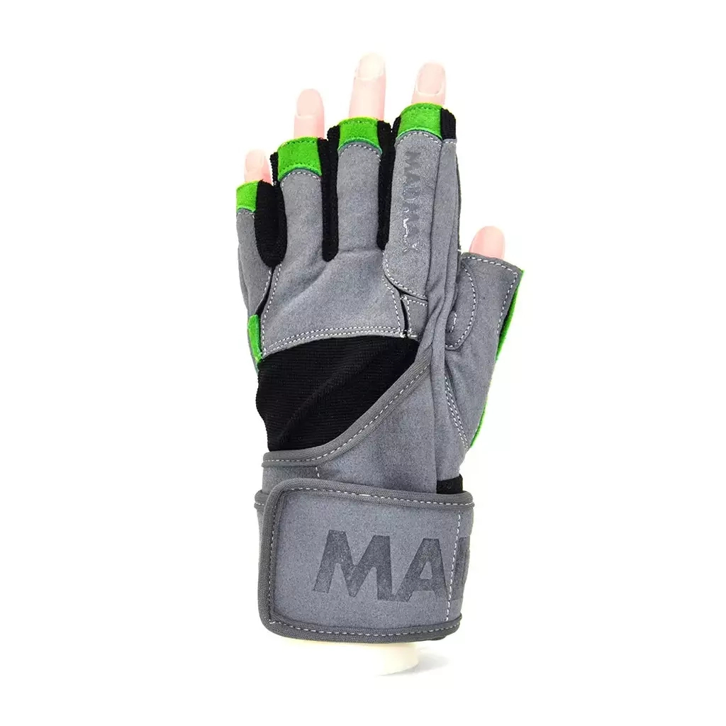 Рукавички для фітнесу MadMax MFG-860 Wild Grey/Green L (MFG-860_L)