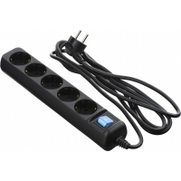 Mains filter 2E 5xSchuko, 3m black (2E-U05ESM3BK)
