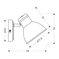 Бра Candellux 91-72115 ZUMBA (91-72115)