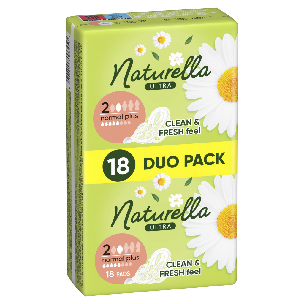 Гігієнічні прокладки Naturella Ultra Normal Plus (Розмір 2) 18 шт. (8006540098257)