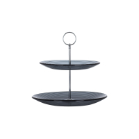 Фруктовниця Viva Monaco 25 / 20 см Чорна (S3020T/M2-Black)