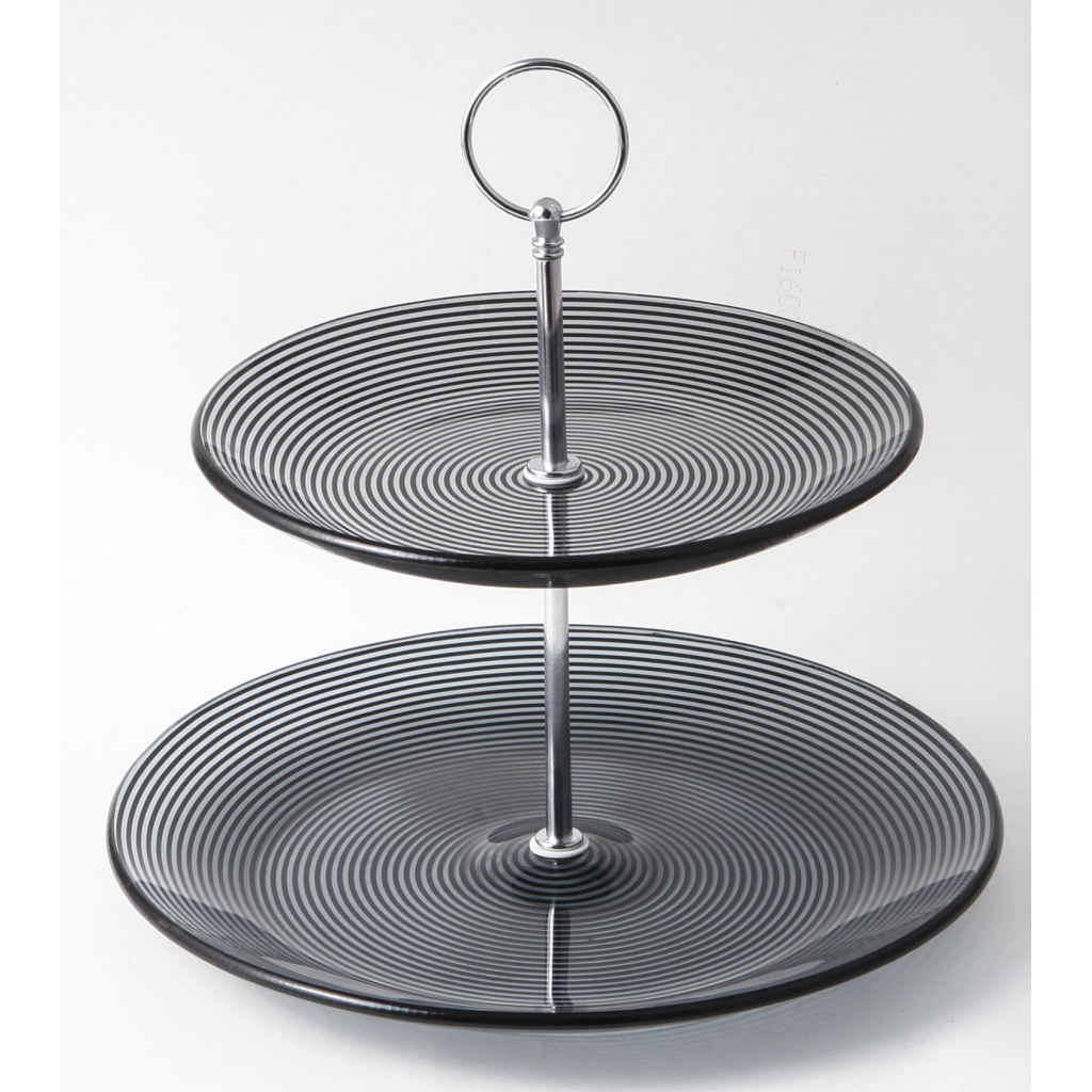 Фруктовниця Viva Monaco 25 / 20 см Чорна (S3020T/M2-Black)