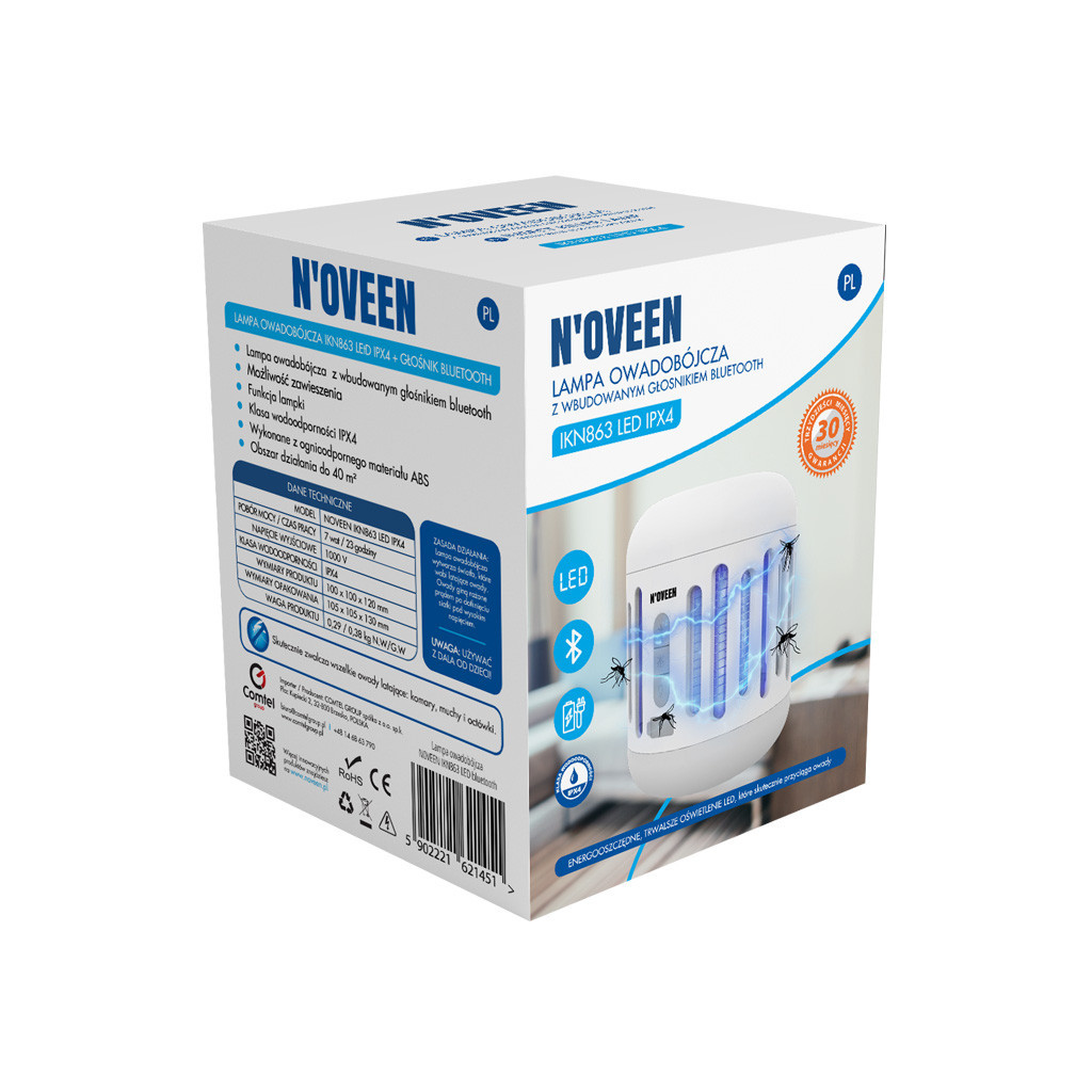Інсектицидна лампа N'oveen IKN863 (RL074516)