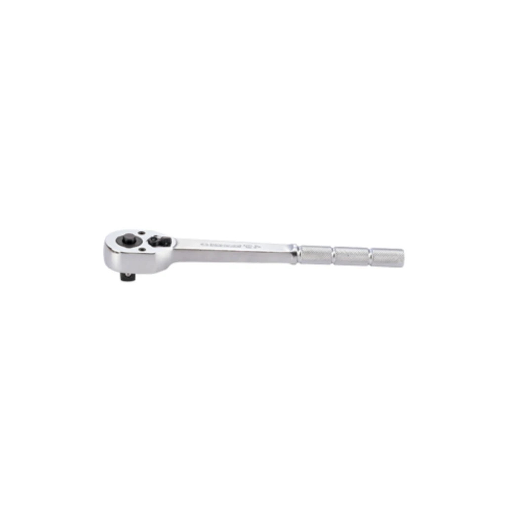 Тріскачка KING TONY 1/2" 250 мм рукоятка металева з накаткою (4771-10BR)