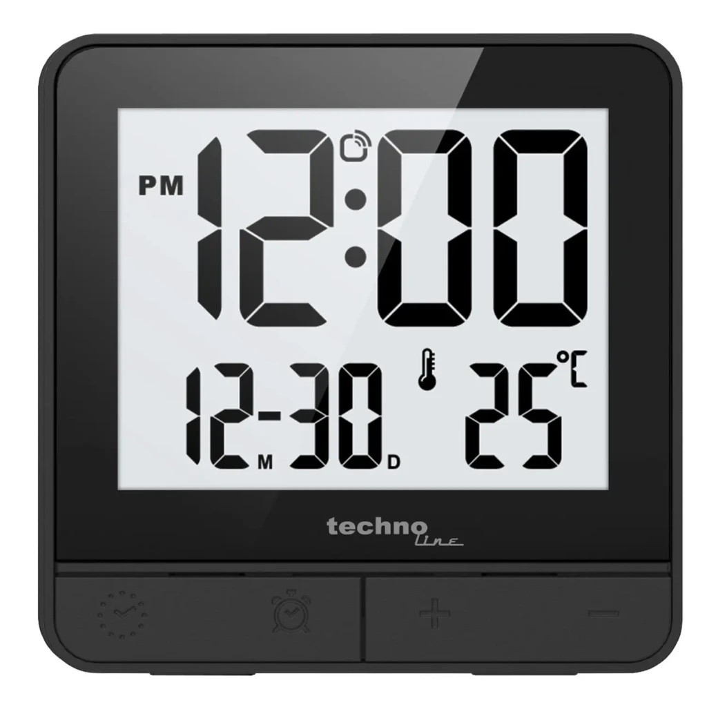 Настільний годинник Technoline WT375 Black (DAS302469)