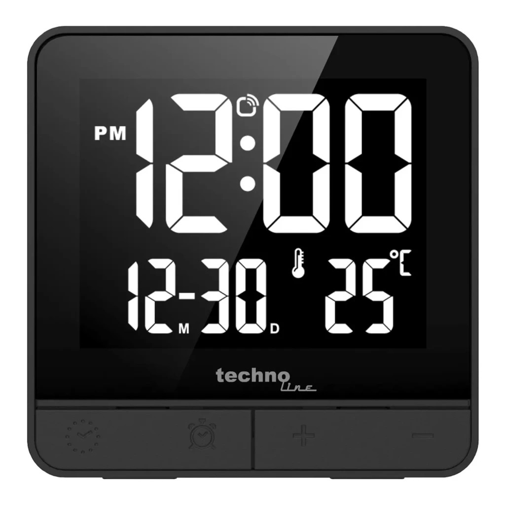Настільний годинник Technoline WT375 Black (DAS302469)