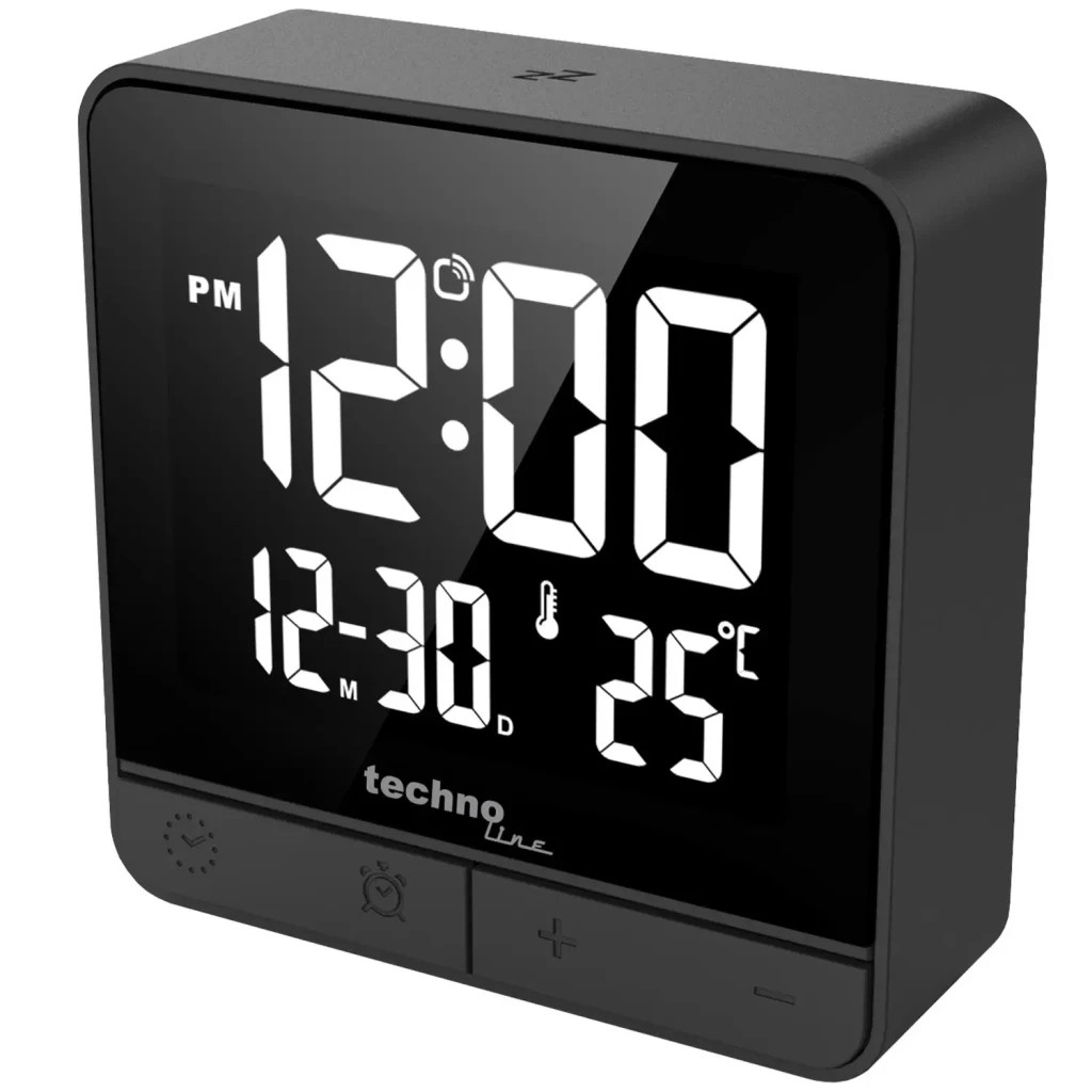 Настільний годинник Technoline WT375 Black (DAS302469)