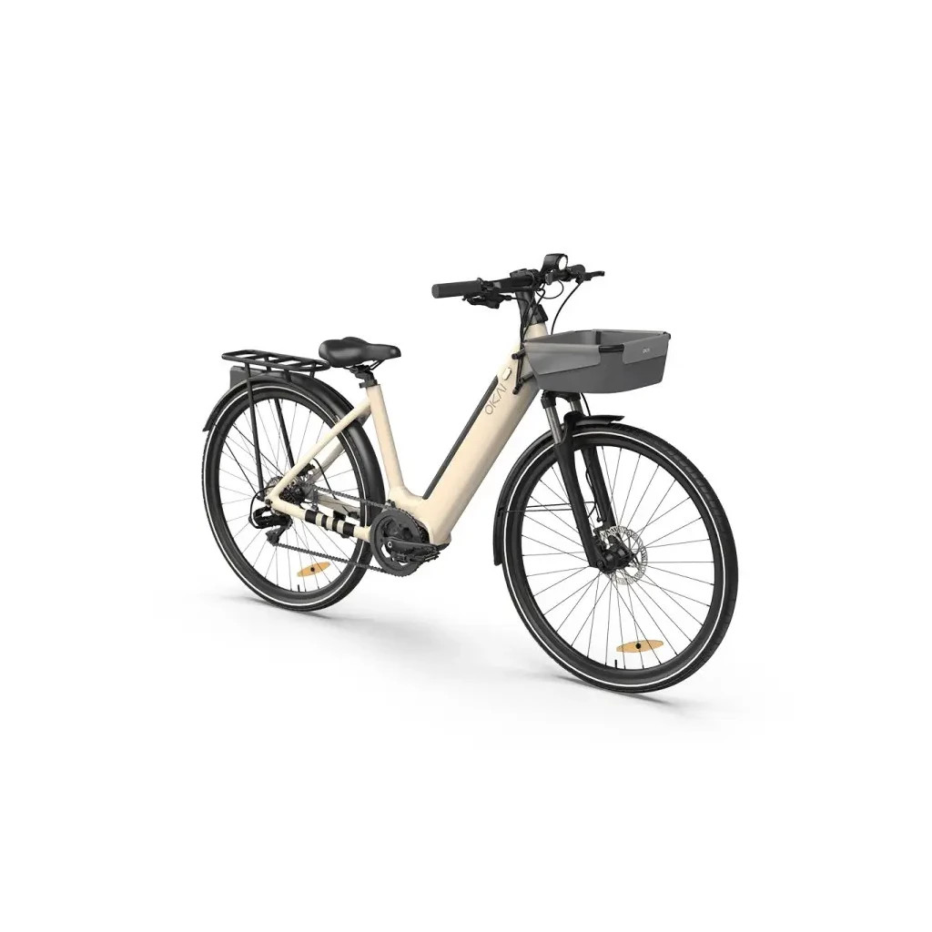 Електровелосипед OKAI EB10 28" 250 W 14,4 Ah Beige (4255577500026)