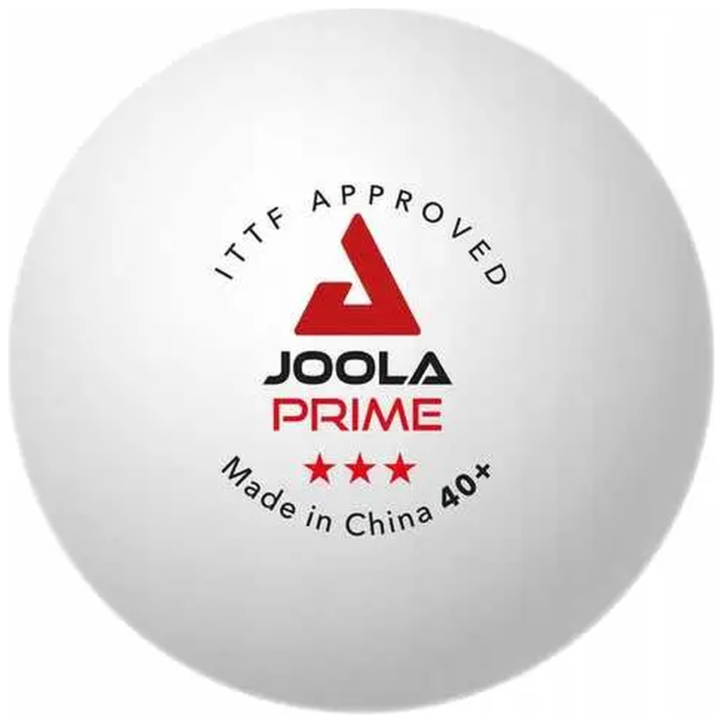 М'ячик для настільного теніса Joola Prime 40+ White 6 шт (40031) (930814)