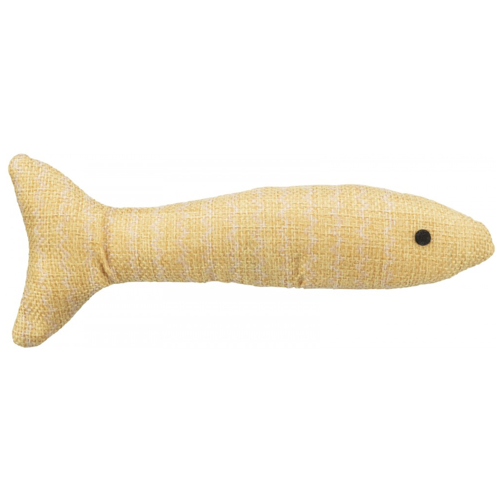 Іграшка для котів Trixie Риба з котячою м'ятою Поліестер Кольорова 20 см (4011905411187)