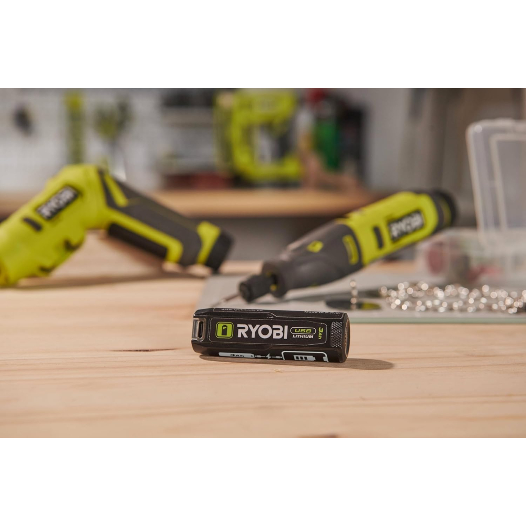 Акумулятор до електроінструменту Ryobi USB Lithium RB4L30 4V, 3Ah, функція power bank, 0.06кг (5133006224)