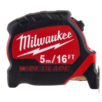 Milwaukee Premium 3 tape measure with wide web 5m(16ft)/33mm, foot (4932471817)