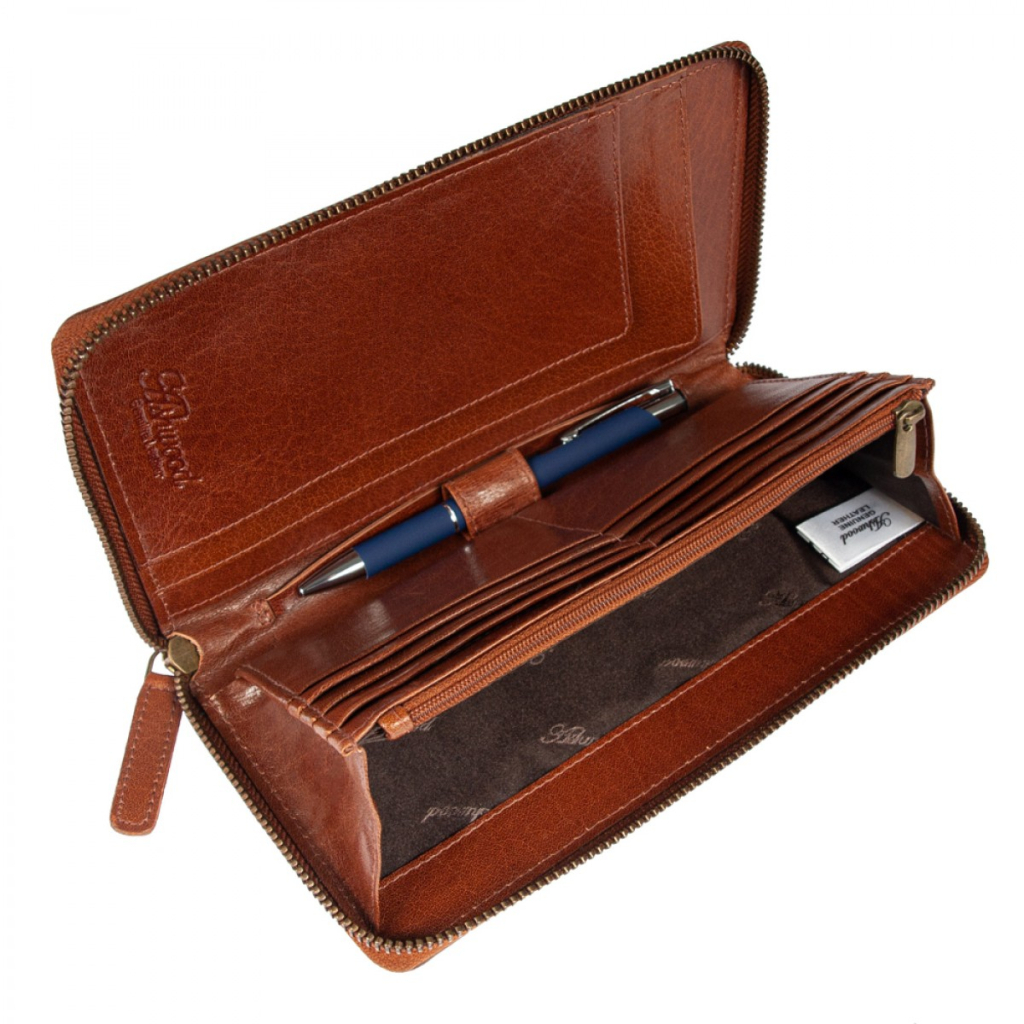 Портмоне Ashwood Дорожнє TW01 Chestnut (TW01 CHESTNUT)