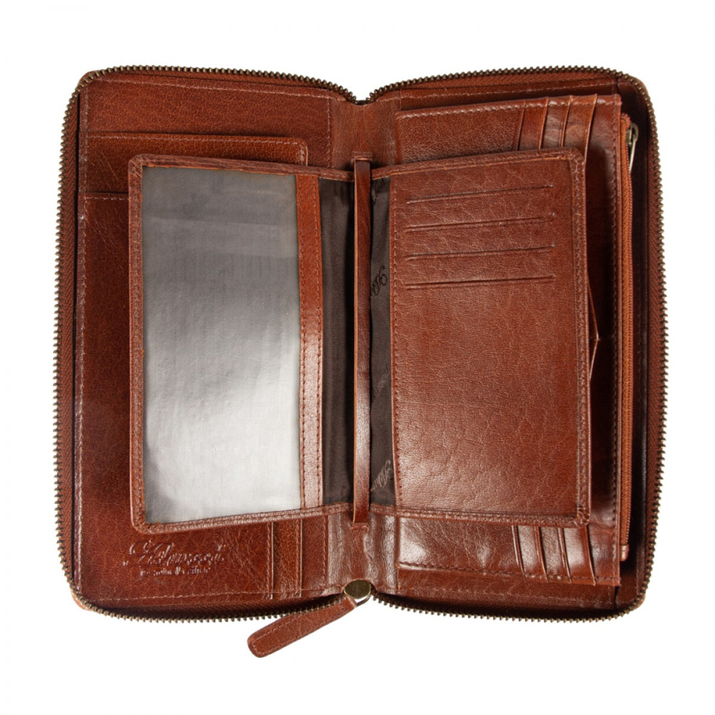 Портмоне Ashwood Дорожнє TW01 Chestnut (TW01 CHESTNUT)
