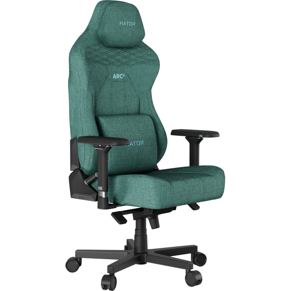 Крісло ігрове Hator Arc 2 Fabric XL Emerald (HTC2108)