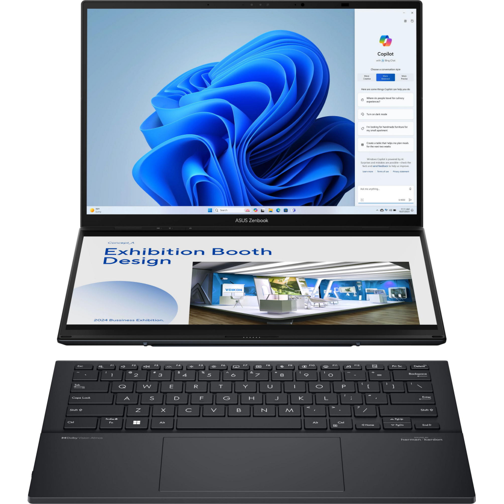 Ноутбук ASUS Zenbook Duo UX8406CA-QL214X (90NB14X1-M00BR0)
