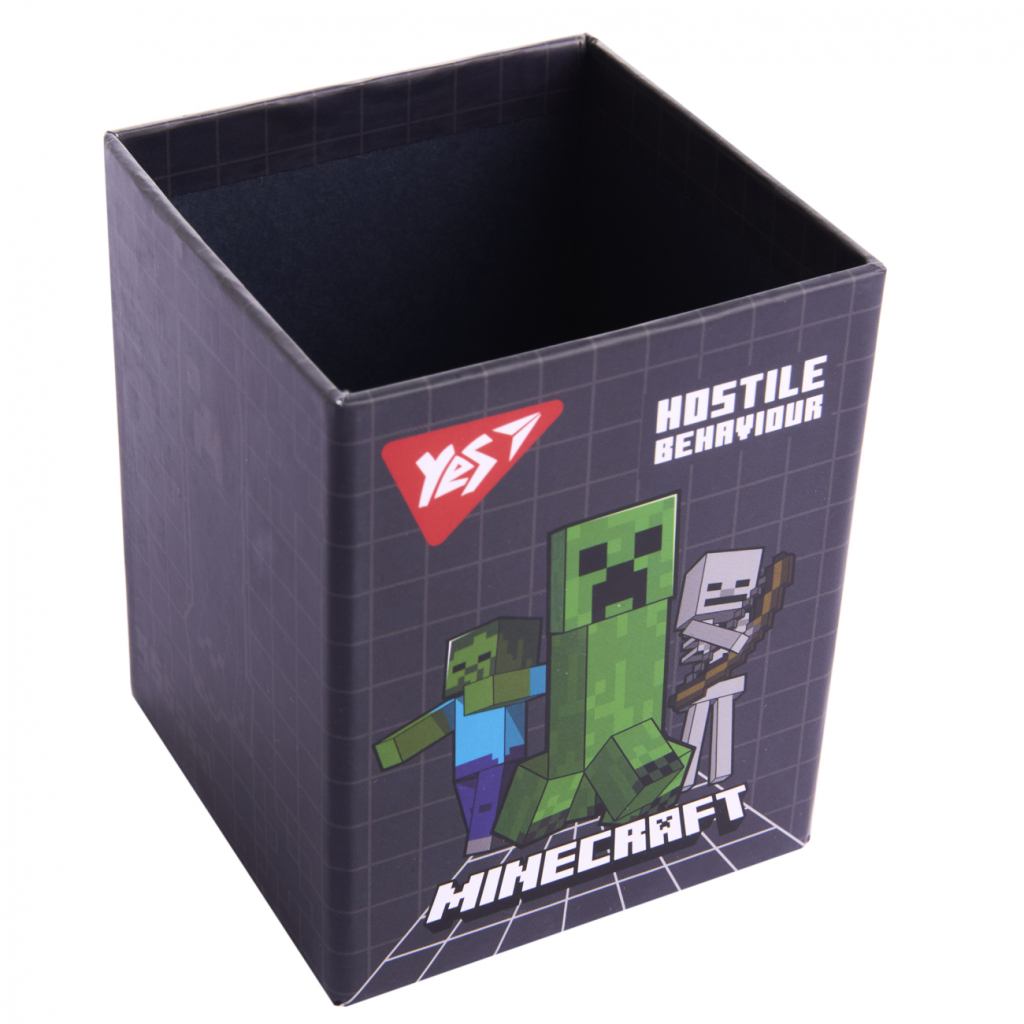 Підставка для дрібниць Yes Minecraft картон, сірий (708332)