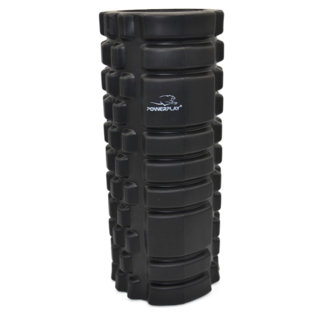 Масажний ролик PowerPlay 4025 Massage Roller 33x14см Чорний (PP_4025_Black)