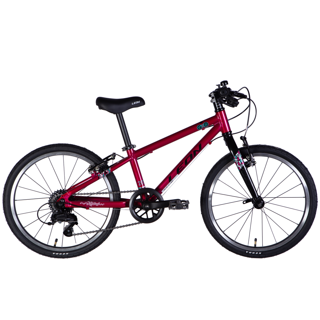 Велосипед Leon 20" GO 7 speed Vbr рама-10" AL 2025 малиновий (OPS-LN-20-025)