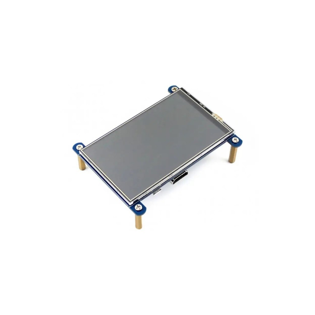 Екран для Мікро ПК Waveshare Екран Waveshare 4" 800x480 LCD IPS Resistance TS HDMI для Raspberri Pi3/4/5 WAV-12030 (RA333)
