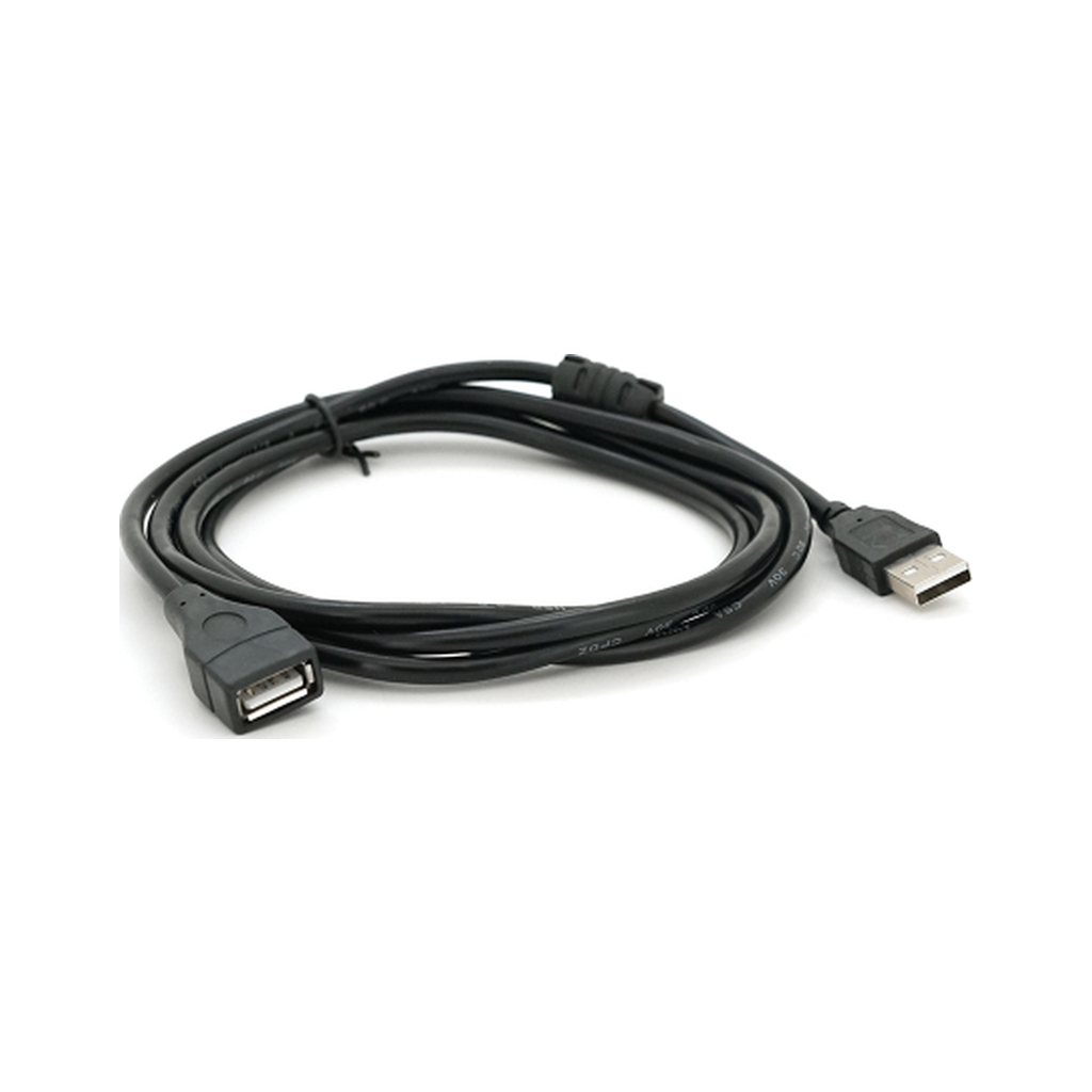 Дата кабель USB 2.0 AM/AF 2.0m ferrite black Voltronic (YT-AM/AF-2.0B) Дата кабель USB 2.0 AM/AF 2.0m ferrite black Voltronic (YT-AM/AF-2.0B)